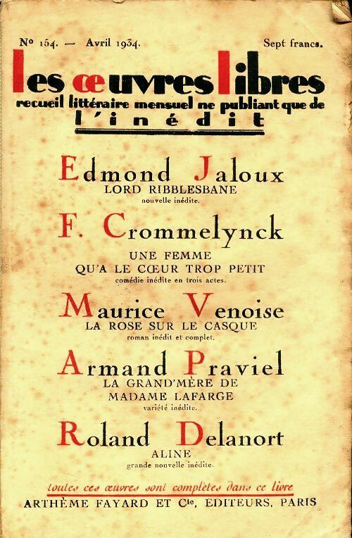 Livrenpoche : Les oeuvres libres n°154 - Collectif - Livre
