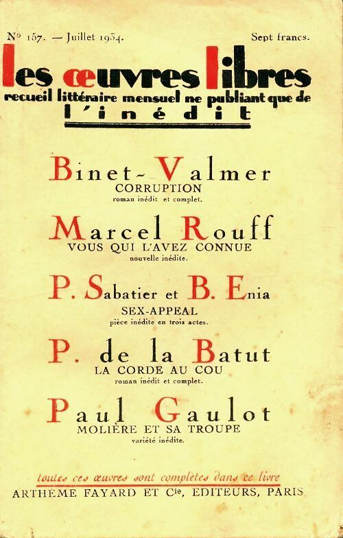 Livrenpoche : Les oeuvres libres n°157 - Collectif - Livre