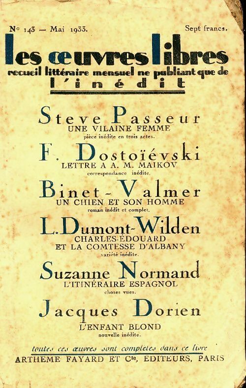 Livrenpoche : Les oeuvres libres n°143 - Collectif - Livre