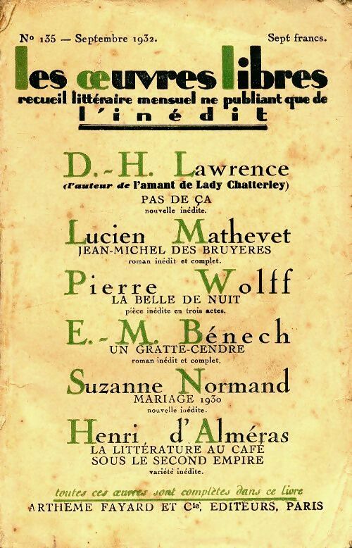 Livrenpoche : Les oeuvres libres n°135 - Collectif - Livre