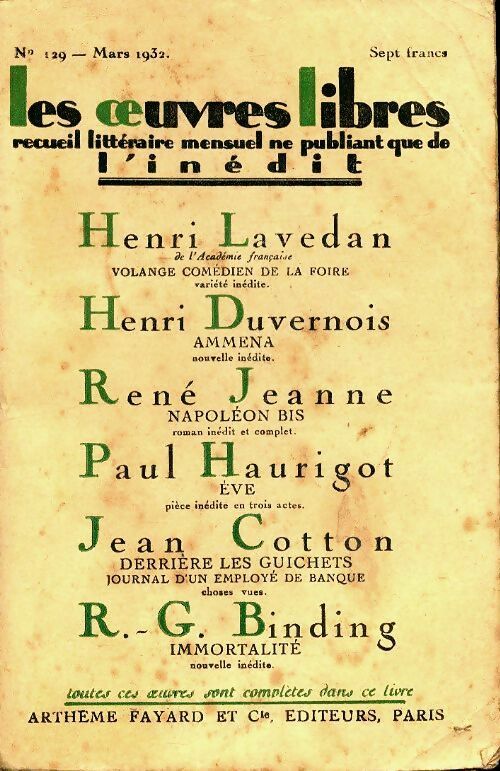 Livrenpoche : Les oeuvres libres n°129 - Collectif - Livre