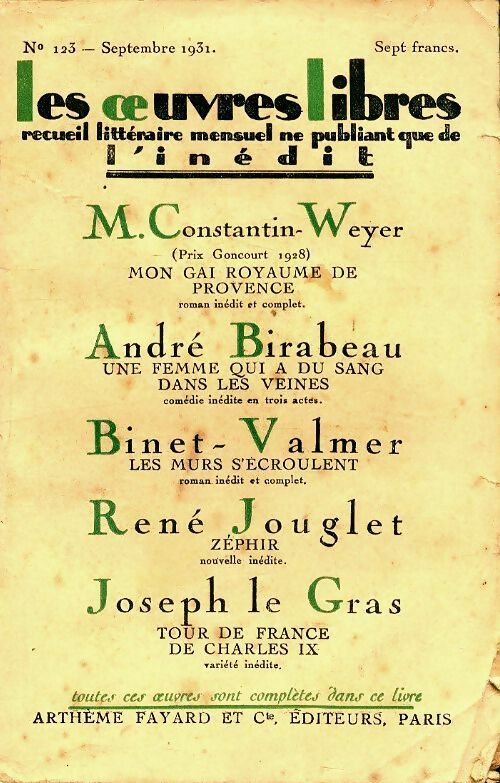 Livrenpoche : Les oeuvres libres n°123 - Collectif - Livre