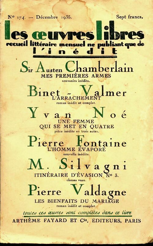 Livrenpoche : Les oeuvres libres n°174 - Collectif - Livre