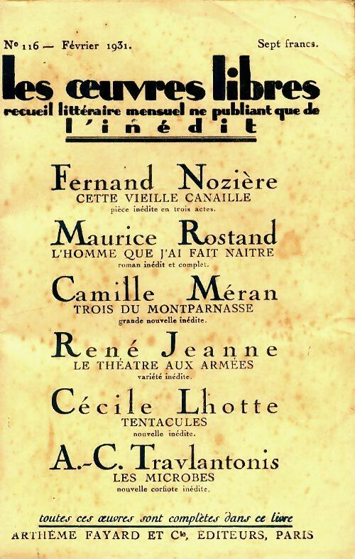 Livrenpoche : Les oeuvres libres n°116 - Collectif - Livre