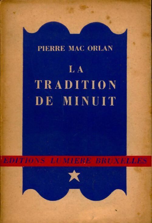 Livrenpoche : La tradition de minuit - Pierre Mac Orlan - Livre