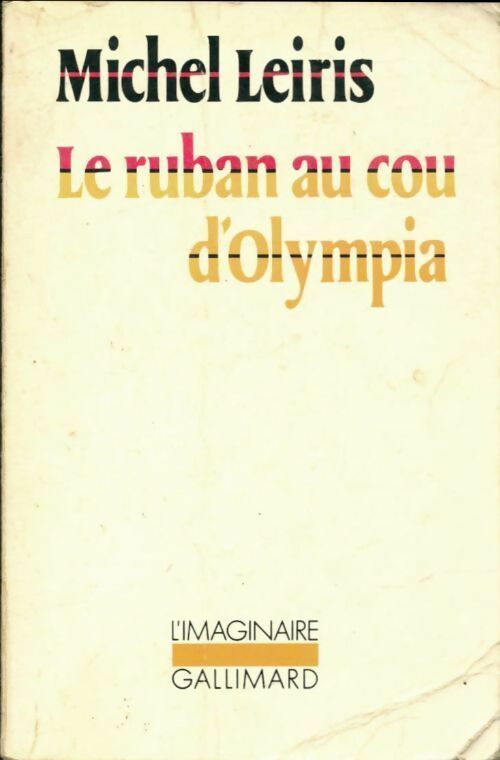 Livrenpoche : Le ruban au cou d'Olympia - Michel Leiris - Livre
