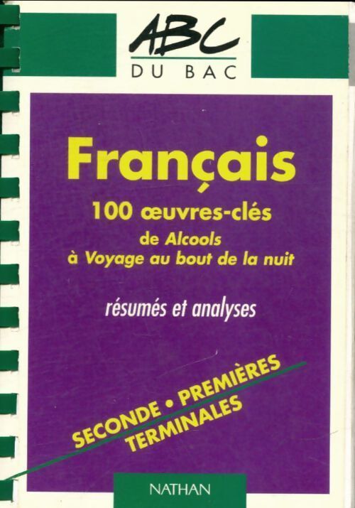 Livrenpoche : Français 100 oeuvres-clés - Collectif - Livre
