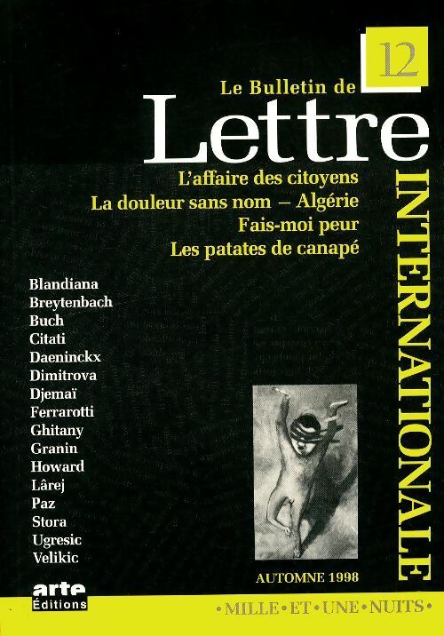 Livrenpoche : Le bulletin de Lettre internationale n°12 - Collectif - Livre