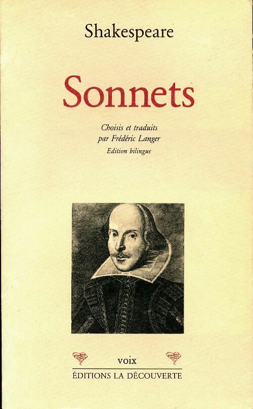 Sonnets - William Shakespeare -  Voix - Livre