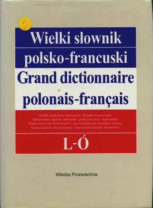 Grand dictionnaire polonais-français Tome II : L-O  - Collectif -  Wiedza powszechna GF - Livre