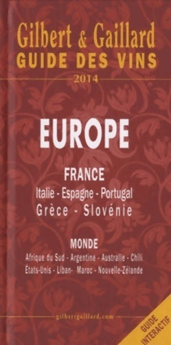 Livrenpoche : Guide des vins Europe 2014 - François Gilbert - Livre
