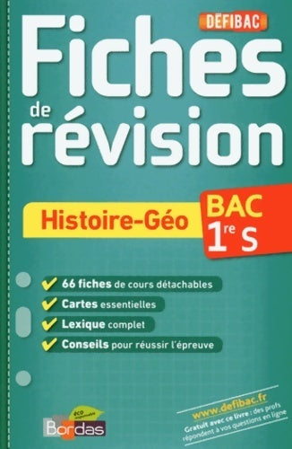 Livrenpoche : Histoire-géo 1ère S - David Dumaine - Livre
