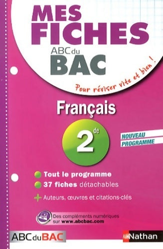 Livrenpoche : Français Seconde - Anne Cassou-Nogues - Livre