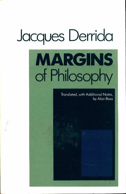 Margins of philosophy - Jacques Derrida -  University of Chicago press GF - Livre