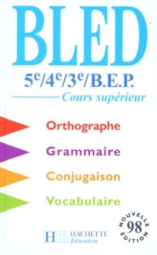 Livrenpoche : Bled 5e 4e 3e et BEP 1998 - Collectif, Berlion - Livre