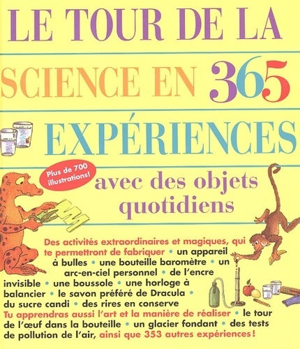 Livrenpoche : Le tour de la science en 365 expériences avec des objets quotidiens - Inconnu - Livre