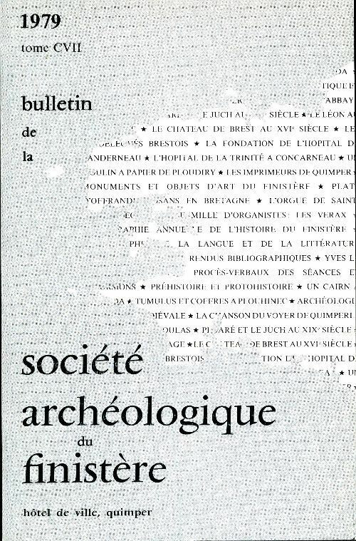 Livrenpoche : Bulletin de la société archéologique du Finistère Tome CVII - Collectif - Livre