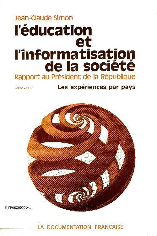 Livrenpoche : L'éducation et l'informatisation de la société - Jean-Claude Simon - Livre