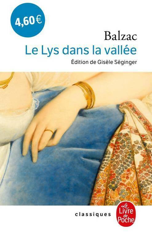 Le lys dans la vallée - Honoré De Balzac - Livre