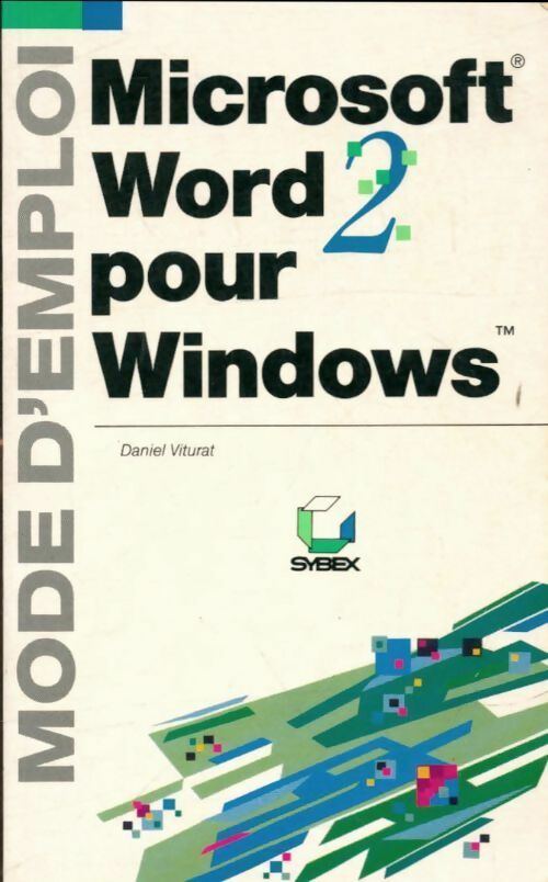 Livrenpoche : Microsoft word 2 pour Windows - Daniel Viturat - Livre