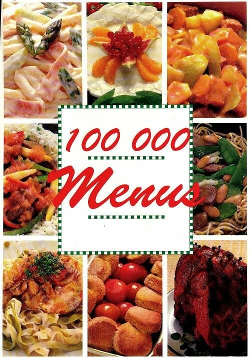 Livrenpoche : 100.000 menus - Collectif - Livre