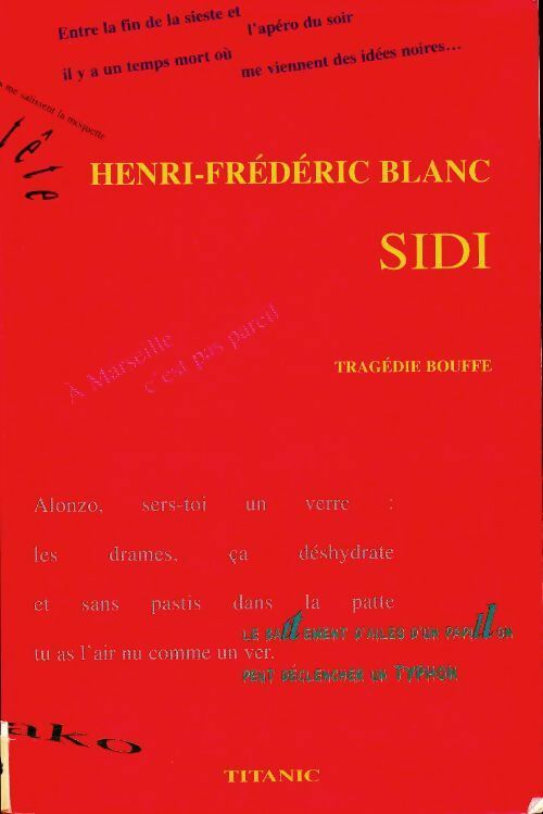 Livrenpoche : Sidi - Henri-Frédéric Blanc - Livre