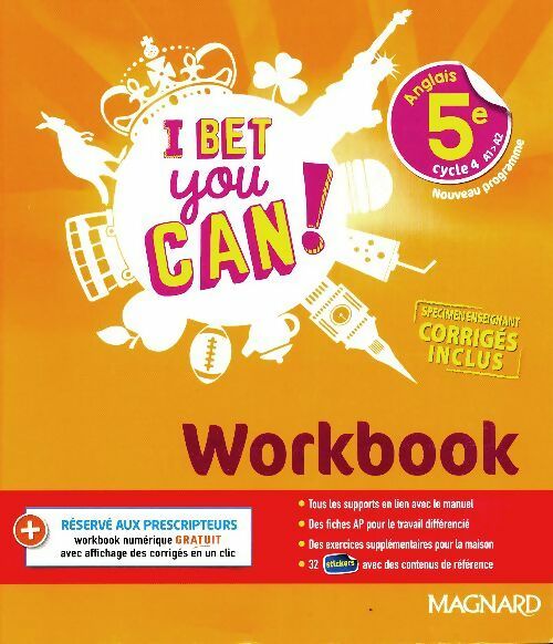 Livrenpoche : I bet you can 5r workbook - Michèle Jaillet - Livre
