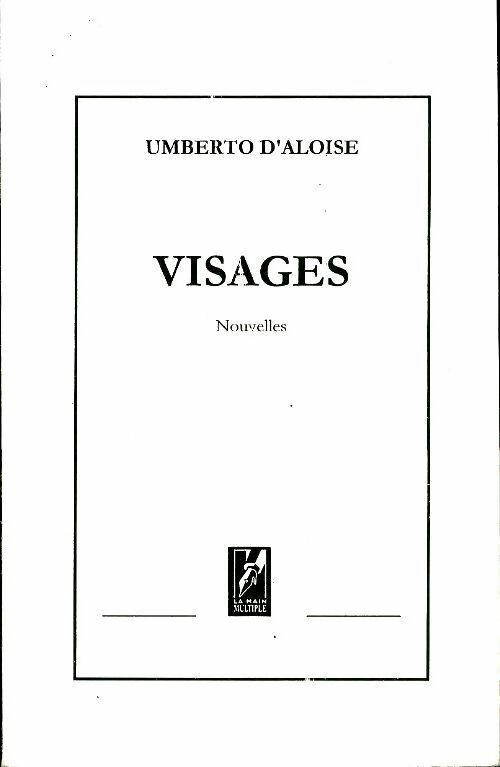 Livrenpoche : Visages - Umberto D'Aloise - Livre