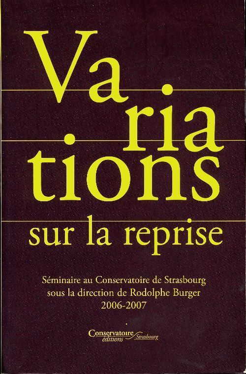 Livrenpoche : Variations sur la reprise - Collectif - Livre