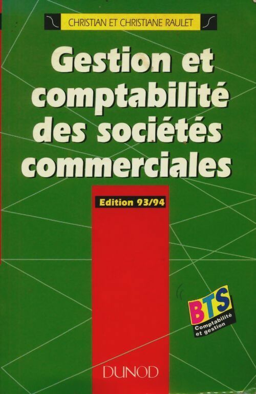 Livrenpoche : Gestion et comptabilité des sociétés commerciales - Christian Raulet - Livre