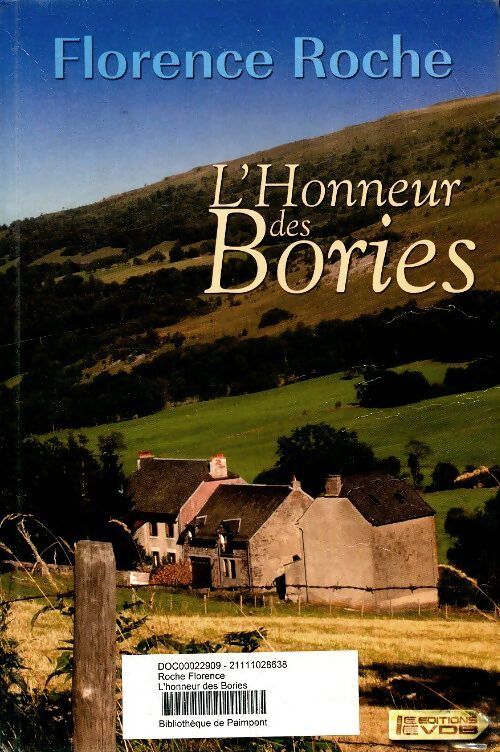 L'honneur des Bories - Florence Roche - Livre