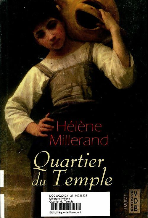 Livrenpoche : Quartier du temple - Hélène Millerand - Livre
