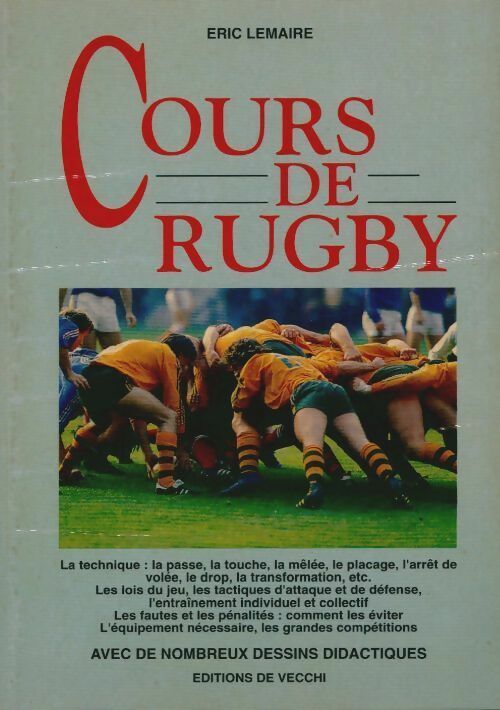 Livrenpoche : Cours de rugby - Eric Lemaire - Livre