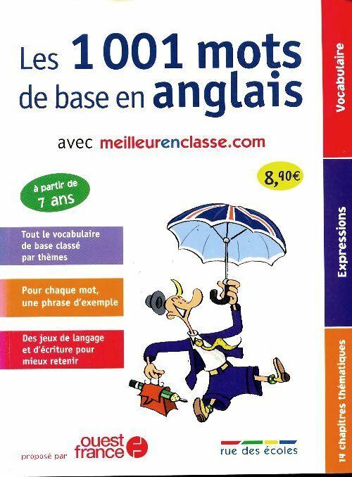 Livrenpoche : Les 1001 mots de base en anglais - Collectif - Livre