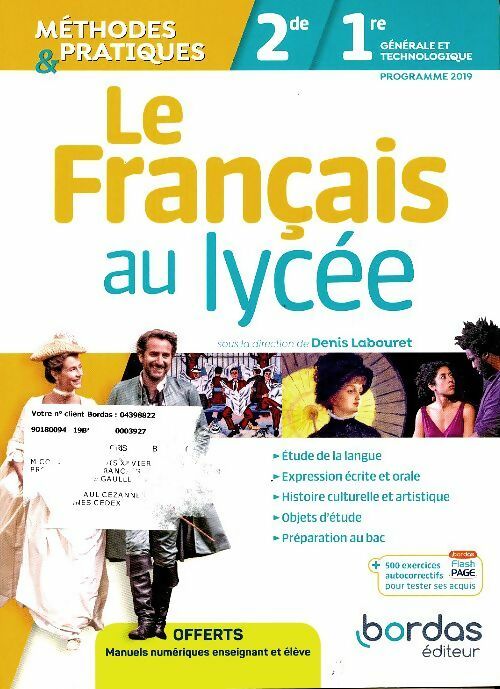 Livrenpoche : Le français au lycée - Denis Labouret - Livre