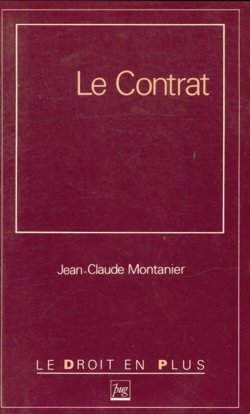 Livrenpoche : Le contrat - Jean-Claude Montanier - Livre