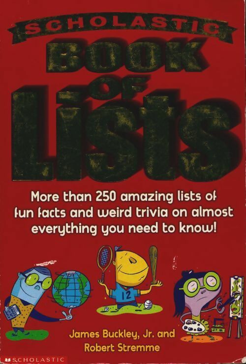 Livrenpoche : Scholastic book of lists - Robert Stremme - Livre