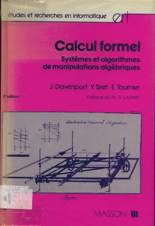 Livrenpoche : Calcul formel - James H. Davenport - Livre
