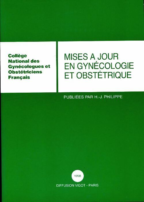 Livrenpoche : Mise à jour en gynécologie et obstétrique - Collectif - Livre