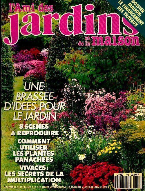 Livrenpoche : L'ami des jardins et de la maison n°778 : Une brassée d'idées pour le jardin - Collectif - Livre