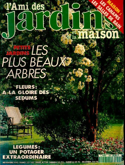 Livrenpoche : L'ami des jardins et de la maison n°789 : Petits jardins : les plus beaux arbres - Collectif - Livre