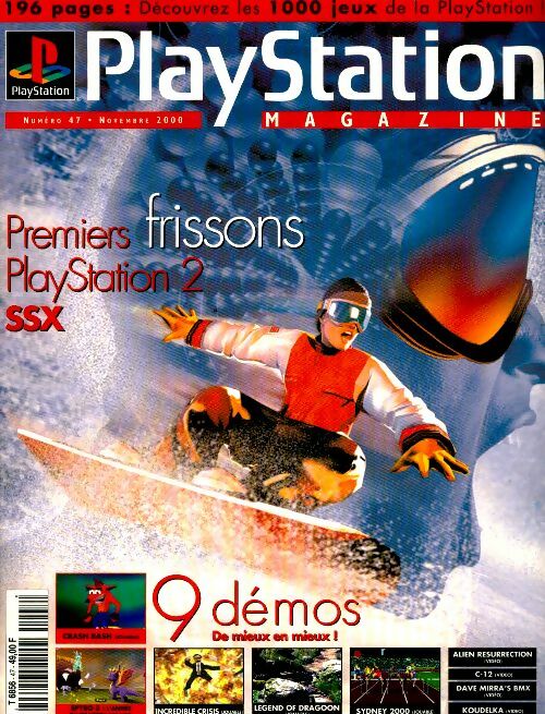 Livrenpoche : Playstation n°47 : Premiers frissons Playstation 2 SSX - Collectif - Livre