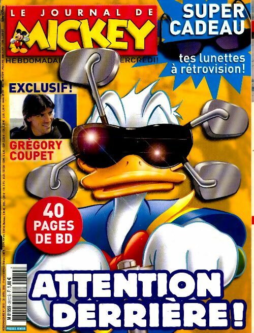 Livrenpoche : Le journal de Mickey n°2810 : Attention derrière ! - Collectif - Livre