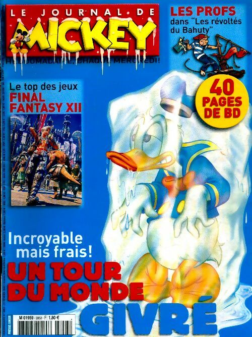 Livrenpoche : Le journal de Mickey n°2853 : Un tour du monde givré - Collectif - Livre