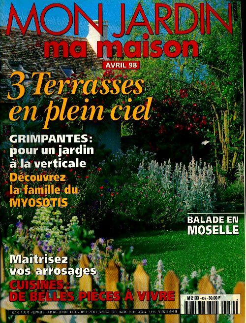 Livrenpoche : Mon jardin & ma maison n°459 : 3 terrasses en plein ciel - Collectif - Livre
