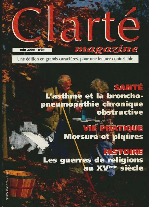 Livrenpoche : Clarté Magazine n°34 - Collectif - Livre