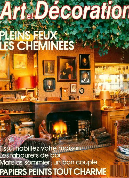 Livrenpoche : Art et Décoration  n°291 : Plein feux sur les cheminées - Collectif - Livre