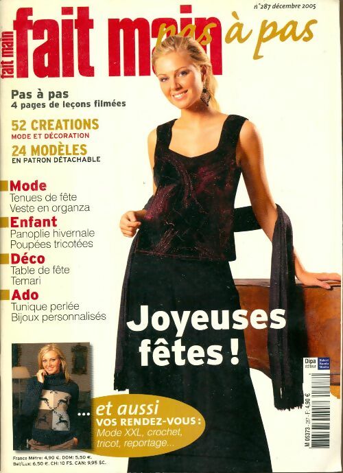 Livrenpoche : Fait main n°287 : Joyeuses fêtes - Collectif - Livre