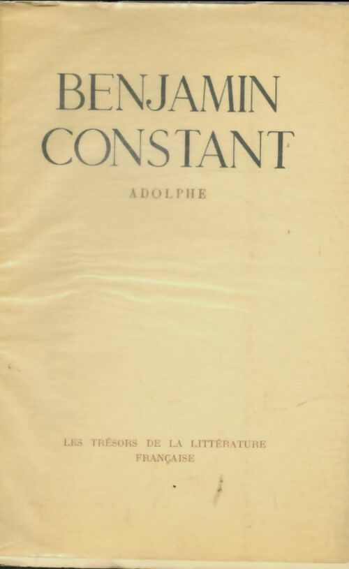 Livrenpoche : Adolphe - Benjamin Constant - Livre