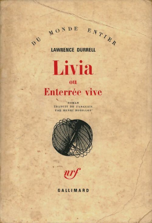 Livrenpoche : Livia ou enterrée vive - Lawrence Durrell - Livre